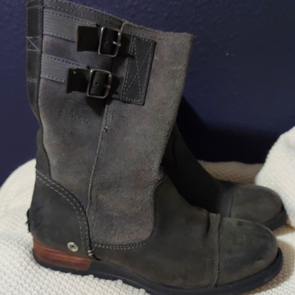 Sorel Women's Major Pull On Boots in Gray - Picture 3 of 7